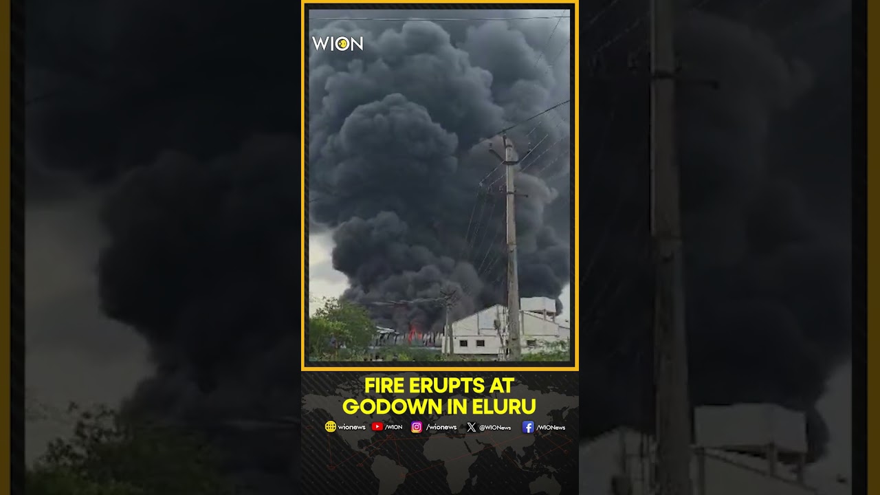 Andhra Pradesh Factory Fire: Massive Blaze Erupts at Mattress Factory in Eluru | WION Shorts