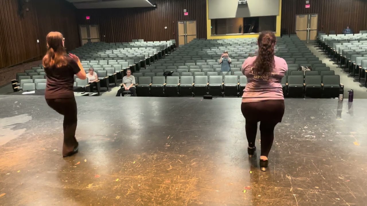 42nd Street Tap Audition - back view