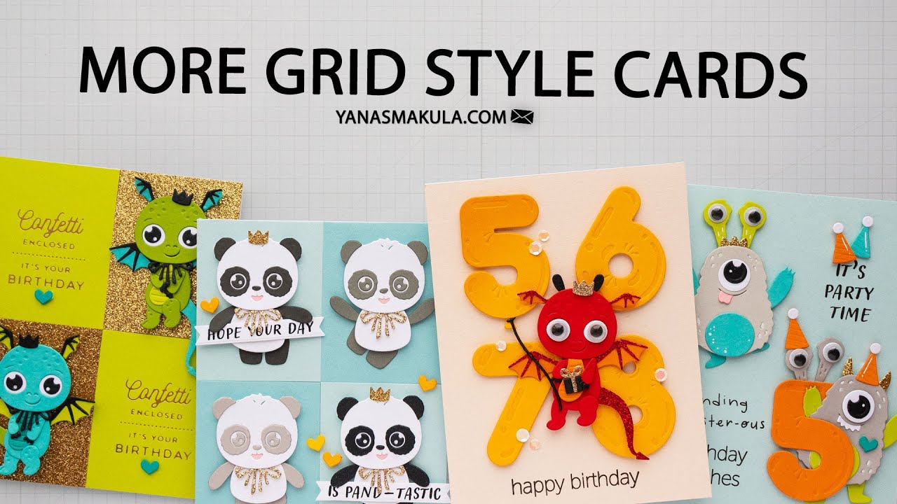 More Grid Style Cards!