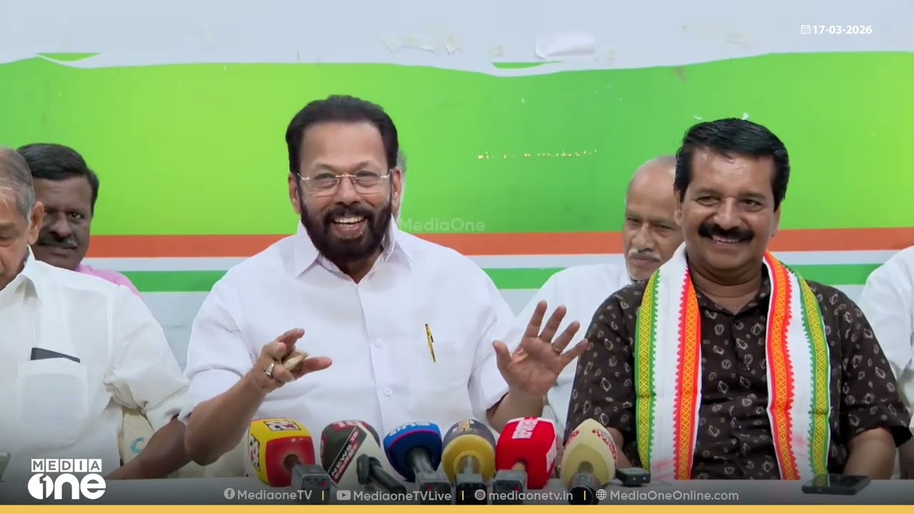 എ.സുരേഷ് കോൺ​ഗ്രസിൽ... മെമ്പർഷിപ്പ് നൽകി പാലക്കാട് DCC പ്രസിഡന്റ് എ.തങ്കപ്പൻ