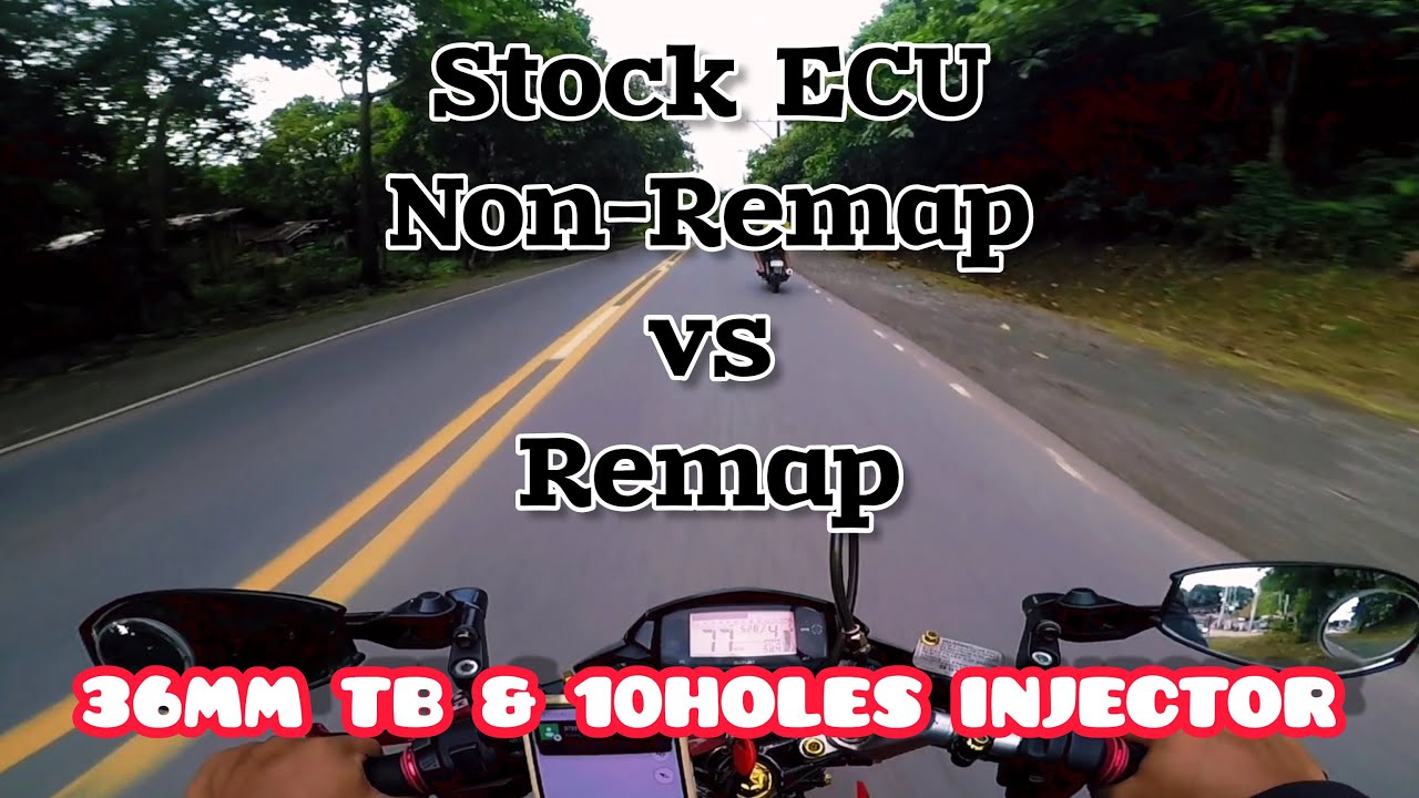 Remap vs Non-remap ECU | 36mm tb &10 holes injector | Raider 150 fi
