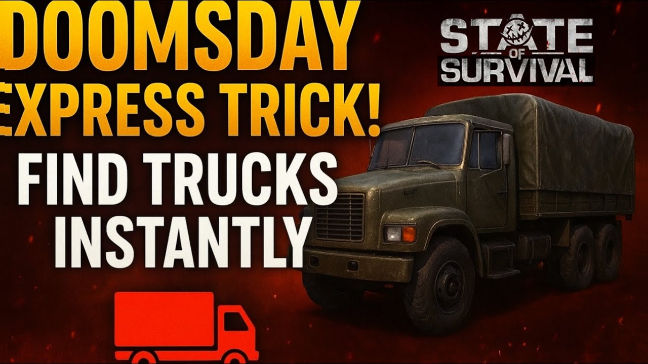 Хитрость State of Survival Doomsday Express — мгновенно найдите грузовики соперников!