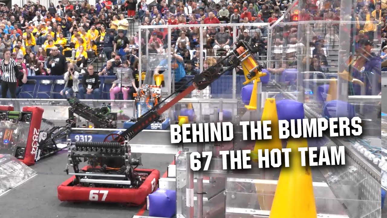 Behind the Bumpers | 67 The HOT Team | Charged Up Robot