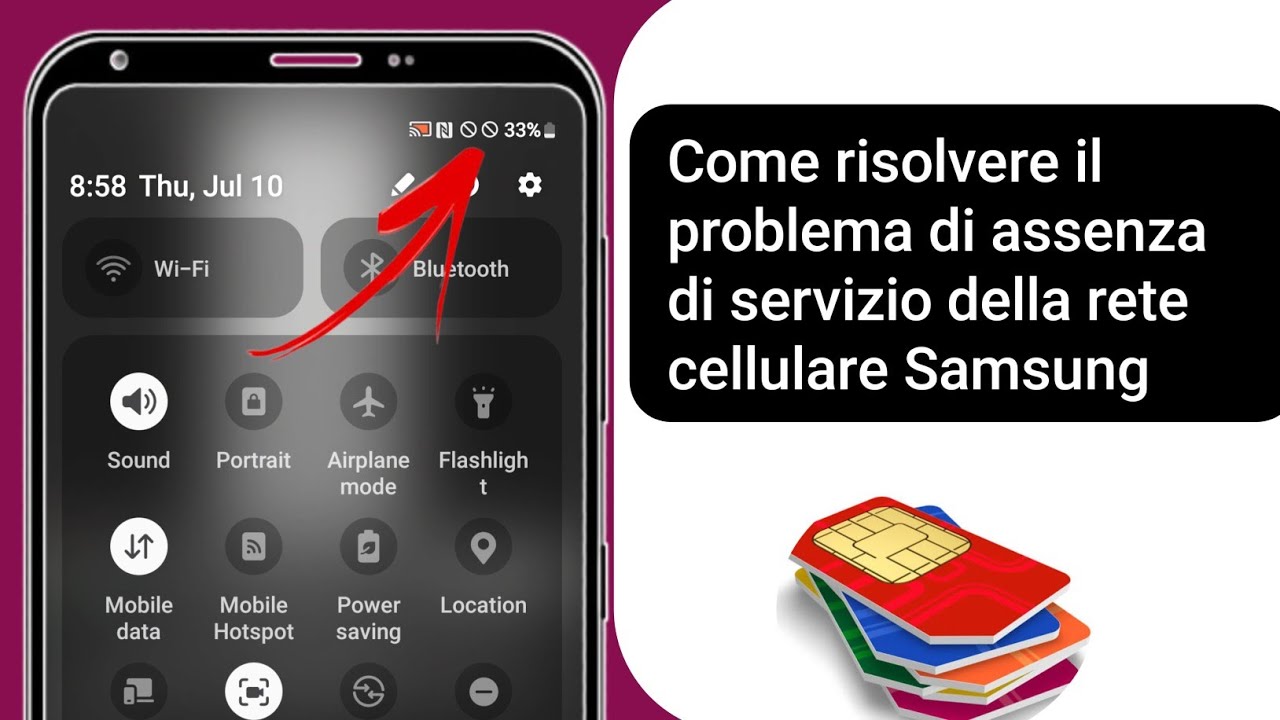 Risolvi il problema della rete mobile Samsung 2025 | Nessun servizio | SIM non funzionante
