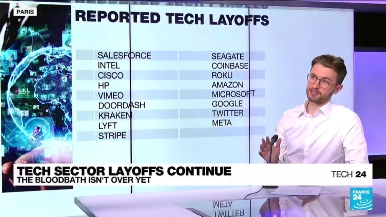 Bloodbath of layoffs in tech sector continues into 2023 &bull; FRANCE 24 English