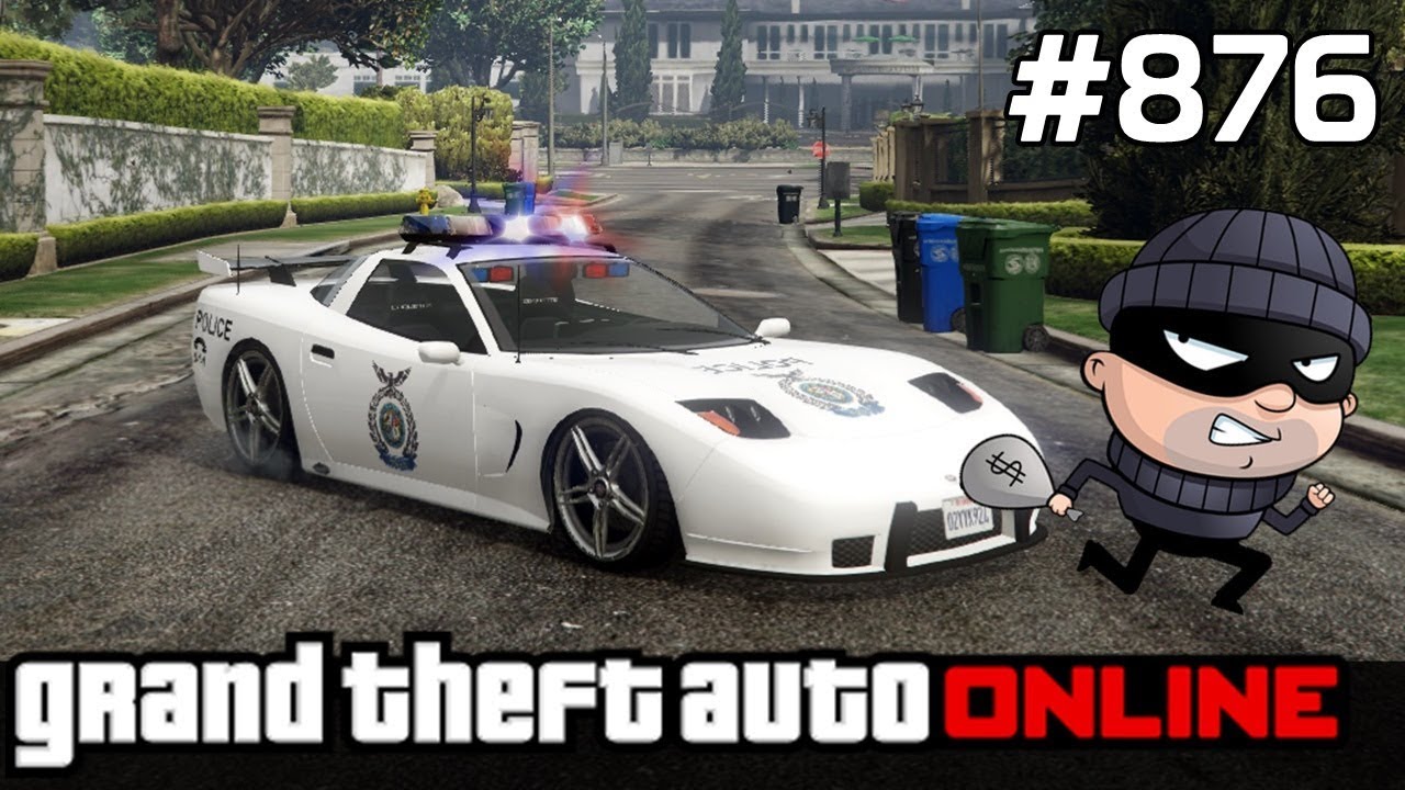 GTA 5 PC Online Po Polsku [#876] POLICJA czy ZŁODZIEJ? /z Bertbert & Skie