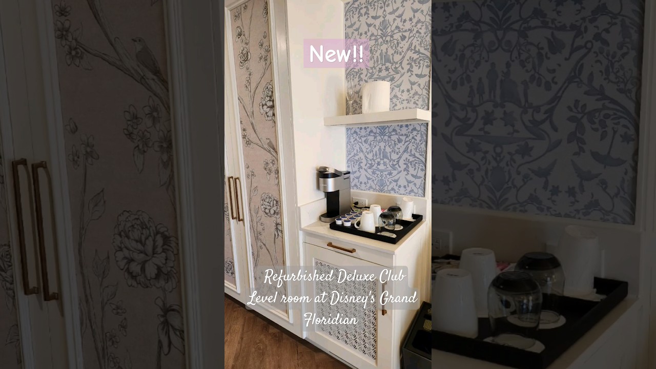 💥NEWLY refurbished deluxe club level room at Disney World's Grand Floridian Resort💥  👍or 👎