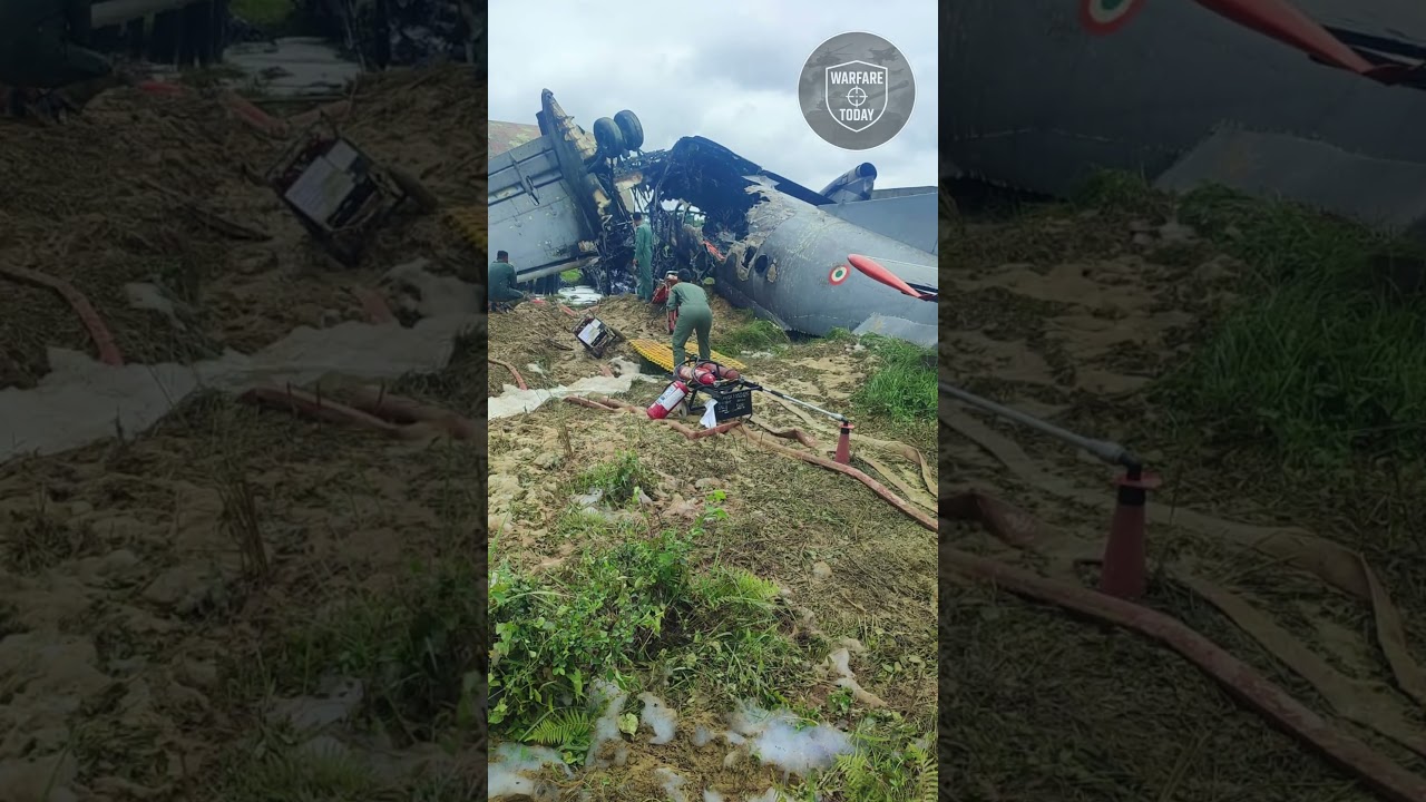 AN32 Crash in Assam #defencenews #indianairforce #indiandefence #warfaretoday