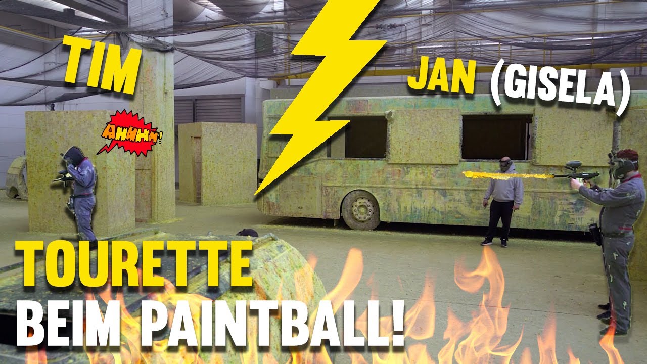 TOURETTE beim PAINTBALL!! Wer FALSCH antwortet, wird ABGESCHOSSEN | Gewitter im Kopf