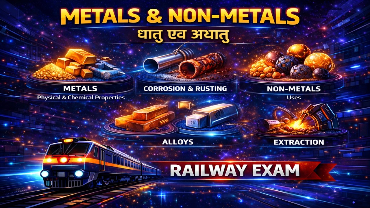 Metal & Non-Metal | One Shot Revision | RRB NTPC / Group D