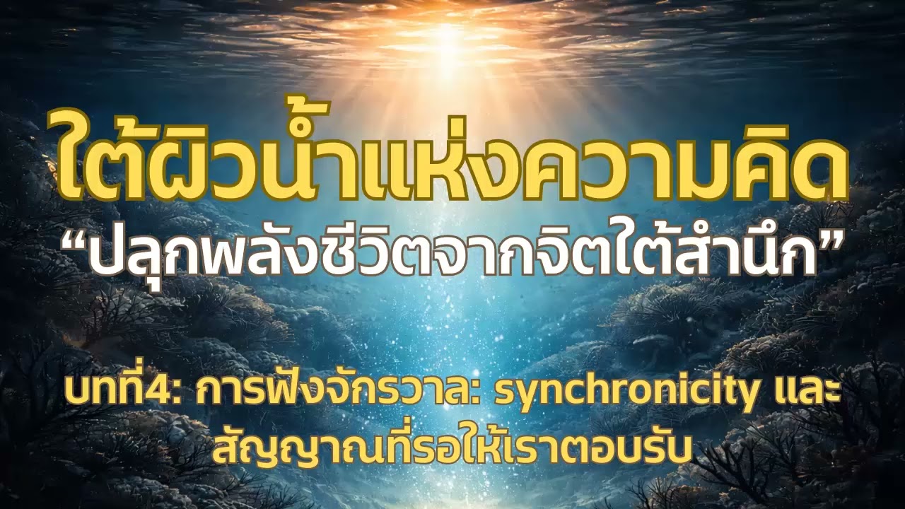 ใต้ผิวน้ำแห่งความคิด | บทที่4 การฟังจักรวาล synchronicity และสัญญาณที่รอให้เราตอบรับ