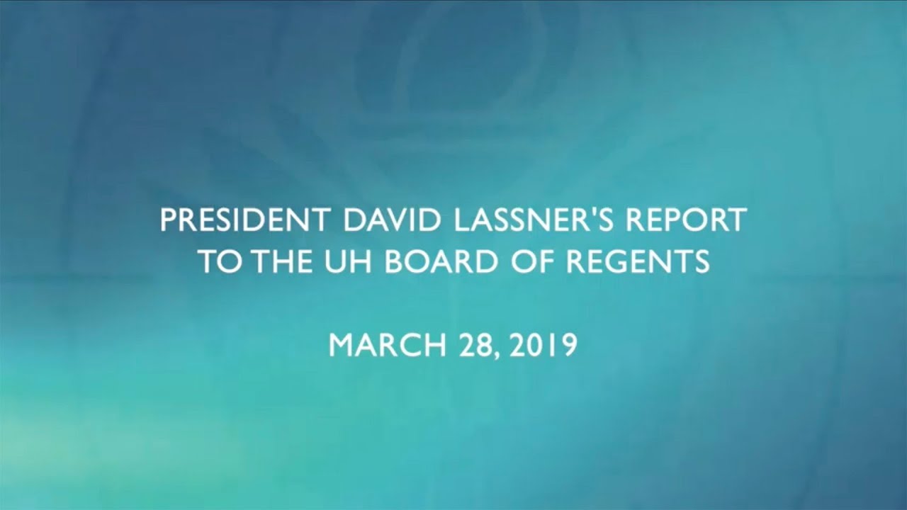 President’s March 2019 highlights and updates