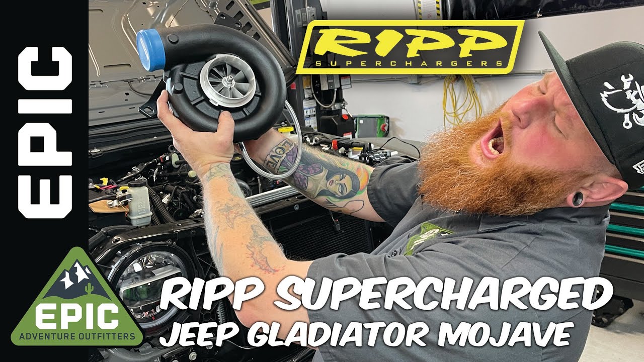 Ripp Supercharged Jeep Gladiator Mojave — больше мощности, потрясающий звук