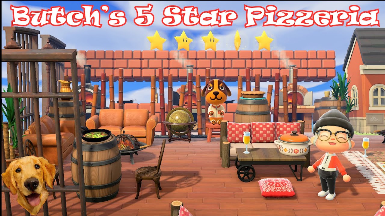 Butch's 5 Star Pizzeria Speed Build Animal Crossing New Horizons