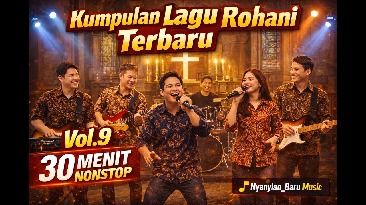 KUMPULAN LAGU ROHANI TERBARU VOL.9 - 30 MENIT NONSTOP (PUJIAN DAN PENYEMBAHAN) #lagurohaniterbaru