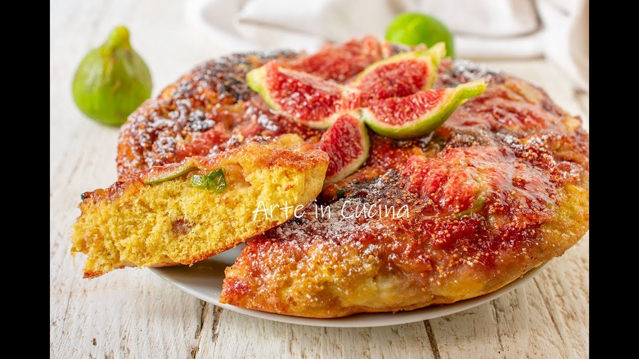 Torta ai Fichi in Padella senza burro e olio