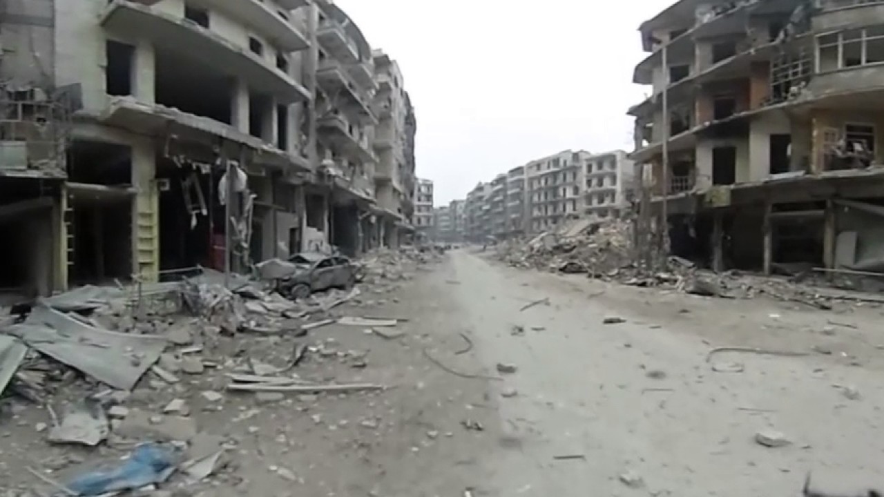 #شاهد الدمار في حي الشعار شرقي حلب المحاصرة بتقنية الواقع الافتراضي 360