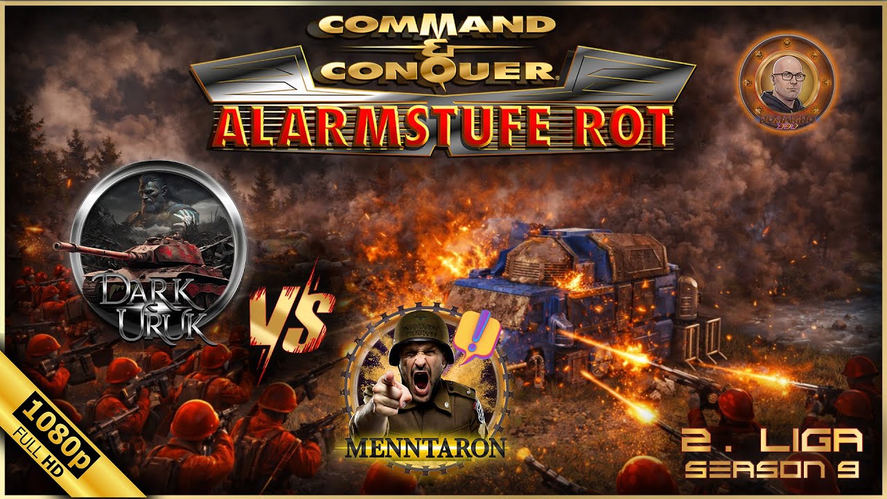 AUF ENGEM FELD | Command and Conquer Red Alert eSports Classic League 2026 | Darkuruk vs Menntaron