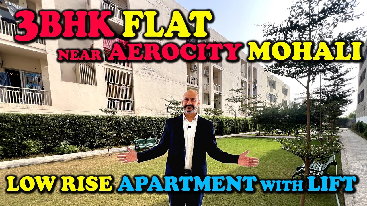 Affordable Ready-to-Move 3BHK Flats in Aerocity, Mohali with Modern Amenities and Park