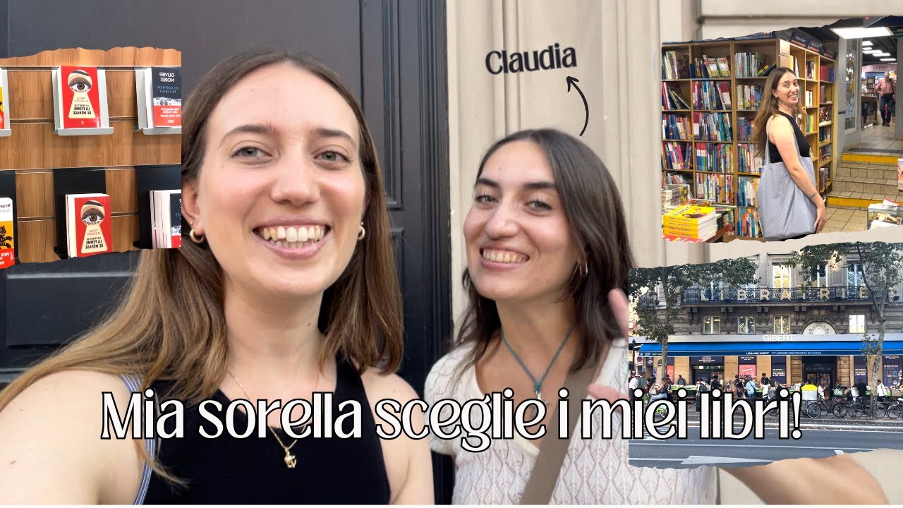 Mia sorella sceglie i miei libri per un mese! 📚​ Dalla libreria più grande di Parigi 💖​