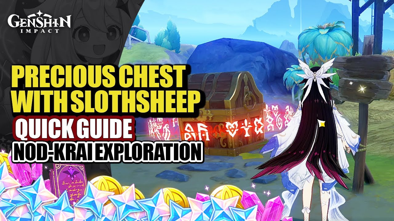Slothsheep Precious Chest Near Waypoint Quick Guide | Nod-Krai Exploration | Genshin Impact 6.3
