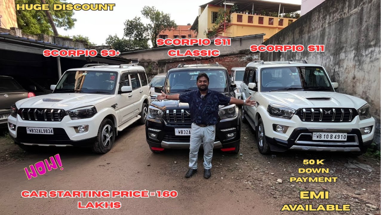 SCORPIO S11 BLACK 🔥SCORPIO S11 CLASSIC🔥SCORPIO S3+🔥LOW PRICE BEST CAR IN KOLKATA | KOLKATA BEST CARS
