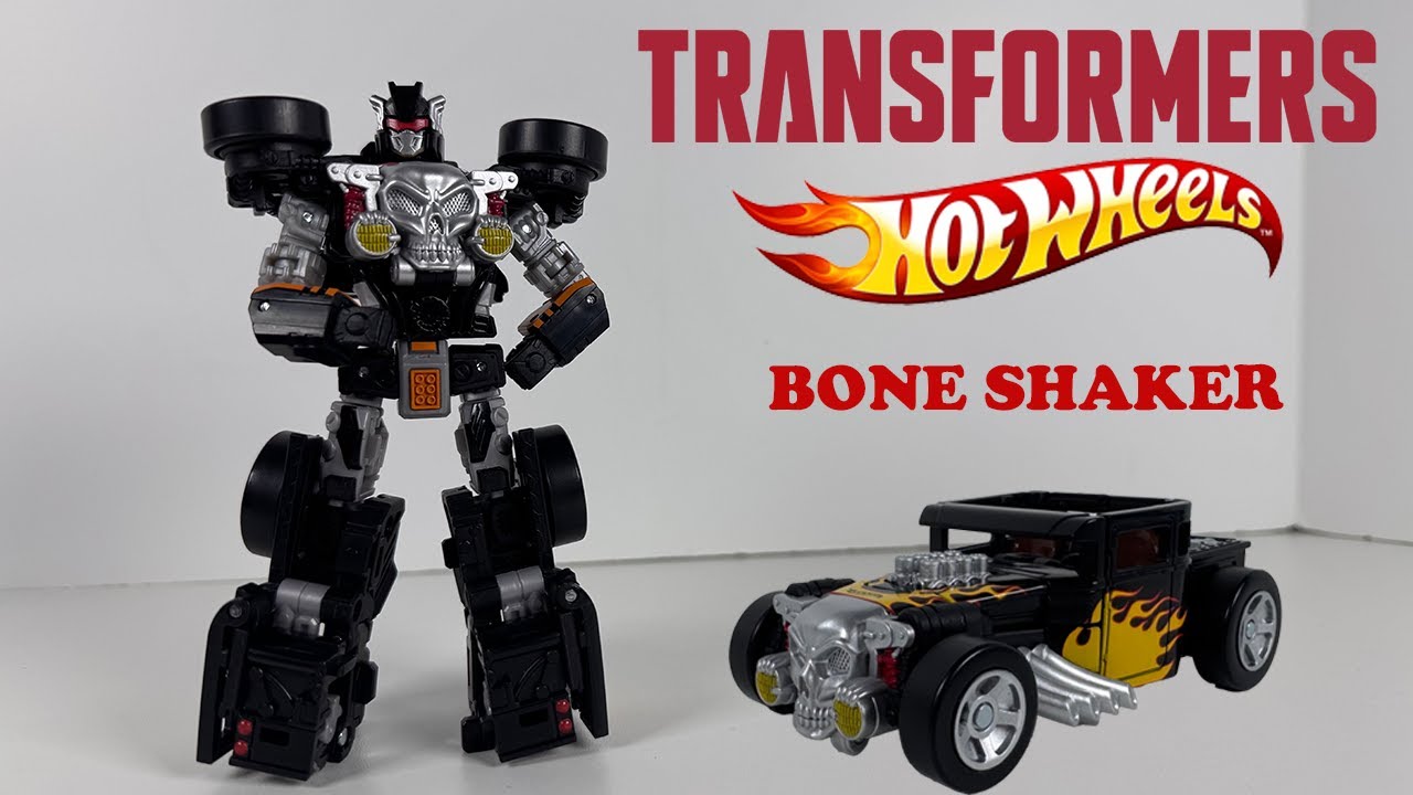 #transformers X HOT WHEELS BONE SHAKER REVIEW!