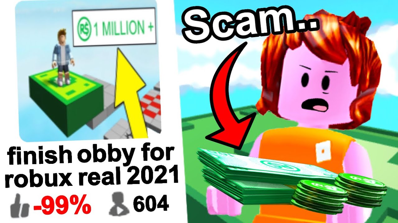 Roblox finish obby for robux...??