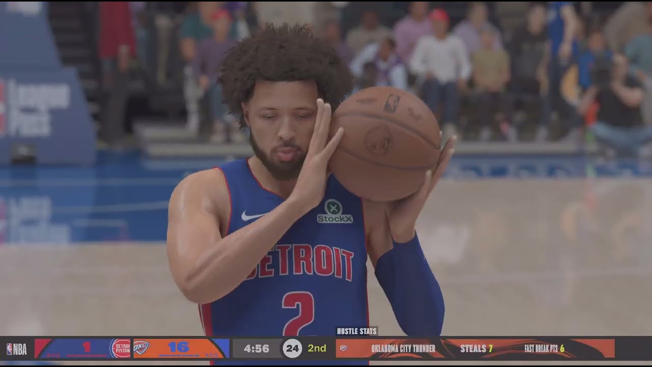 NBA 2K26 Oklahoma City Thunder Vs. Detroit Pistons