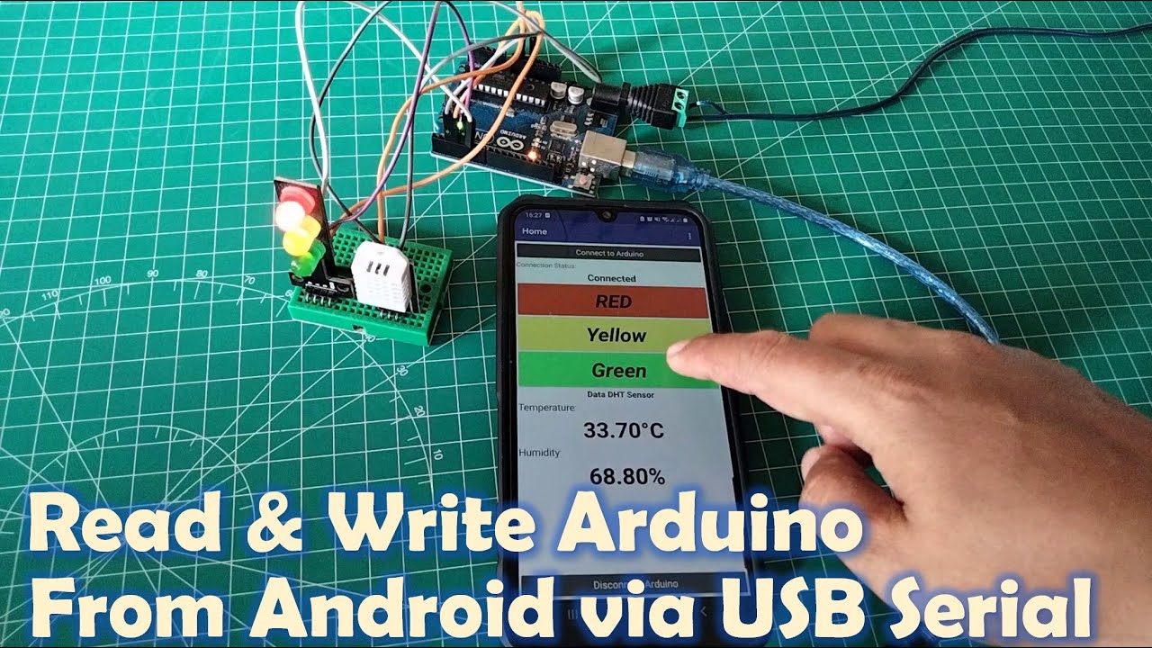 Чтение и запись Arduino с Android с помощью Kodular через последовательный порт USB