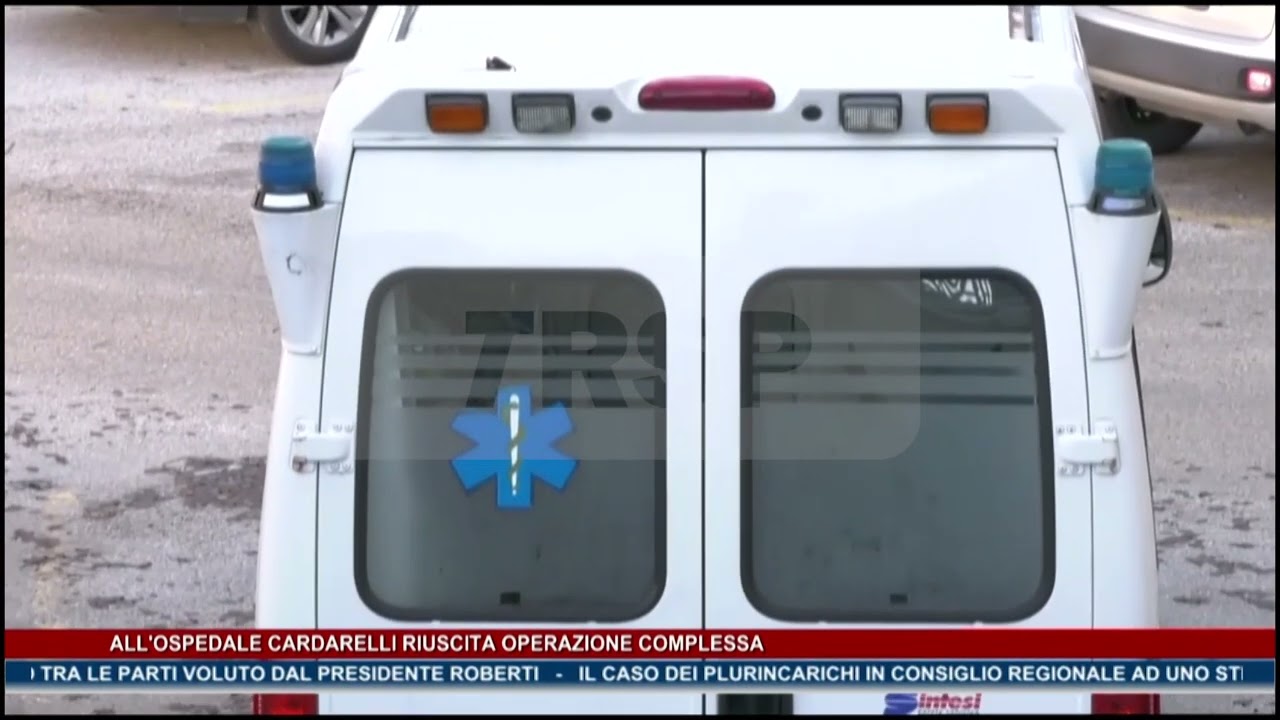 All'ospedale Cardarelli riuscita operazione complessa TG NEWS MOLISE DEL 13-01-26 - TRSP -