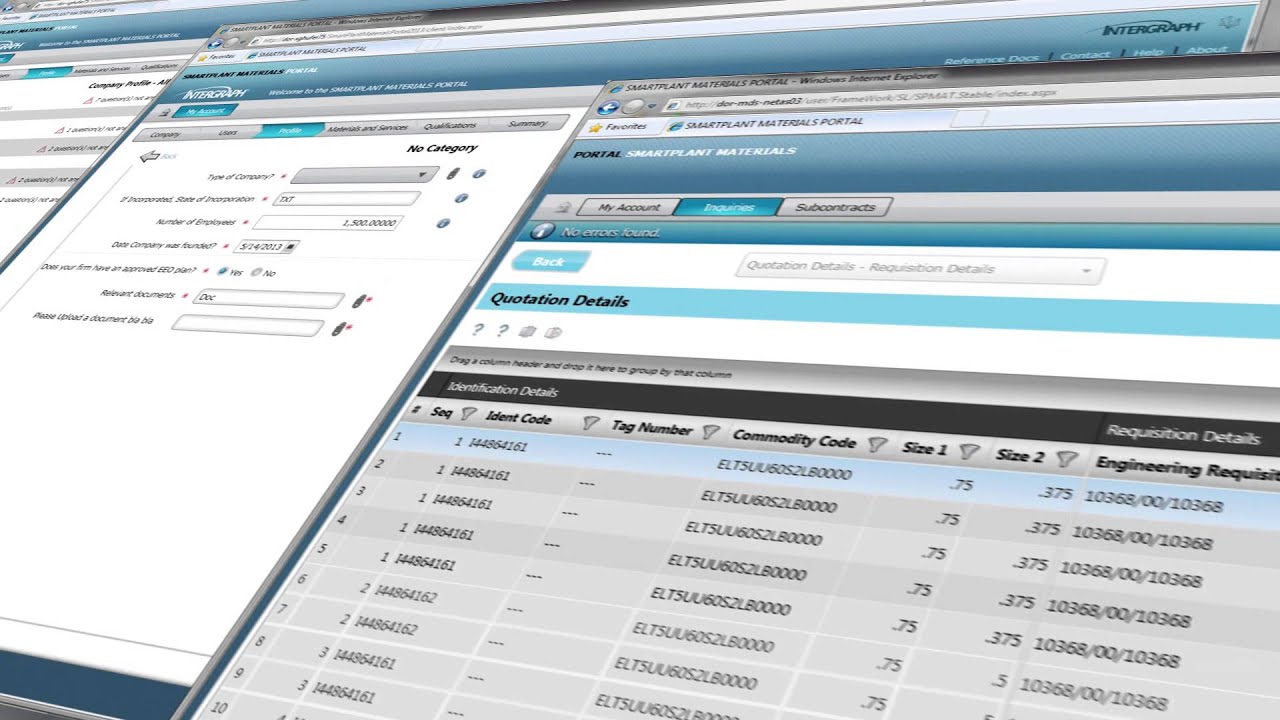 SmartPlant Materials Portal -- Intergraph PP&M