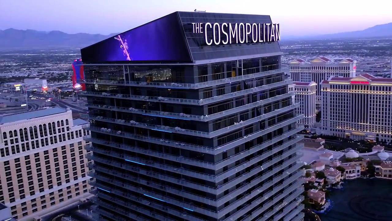 Las Vegas Aerial 4k Strip DRONE Video  Created by Curtis Haines