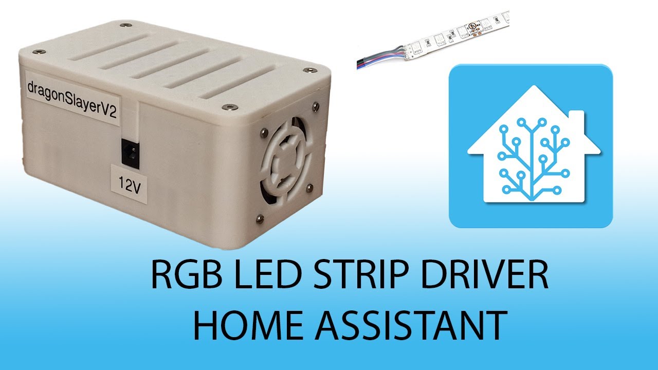 RGB LED strip driver in Home Assistant, with ESP Home