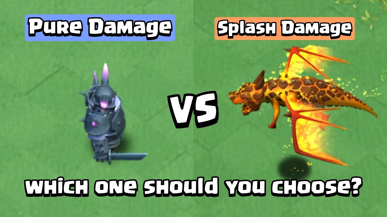 Power PEKKA VS Super Dragon | Clash of Clans
