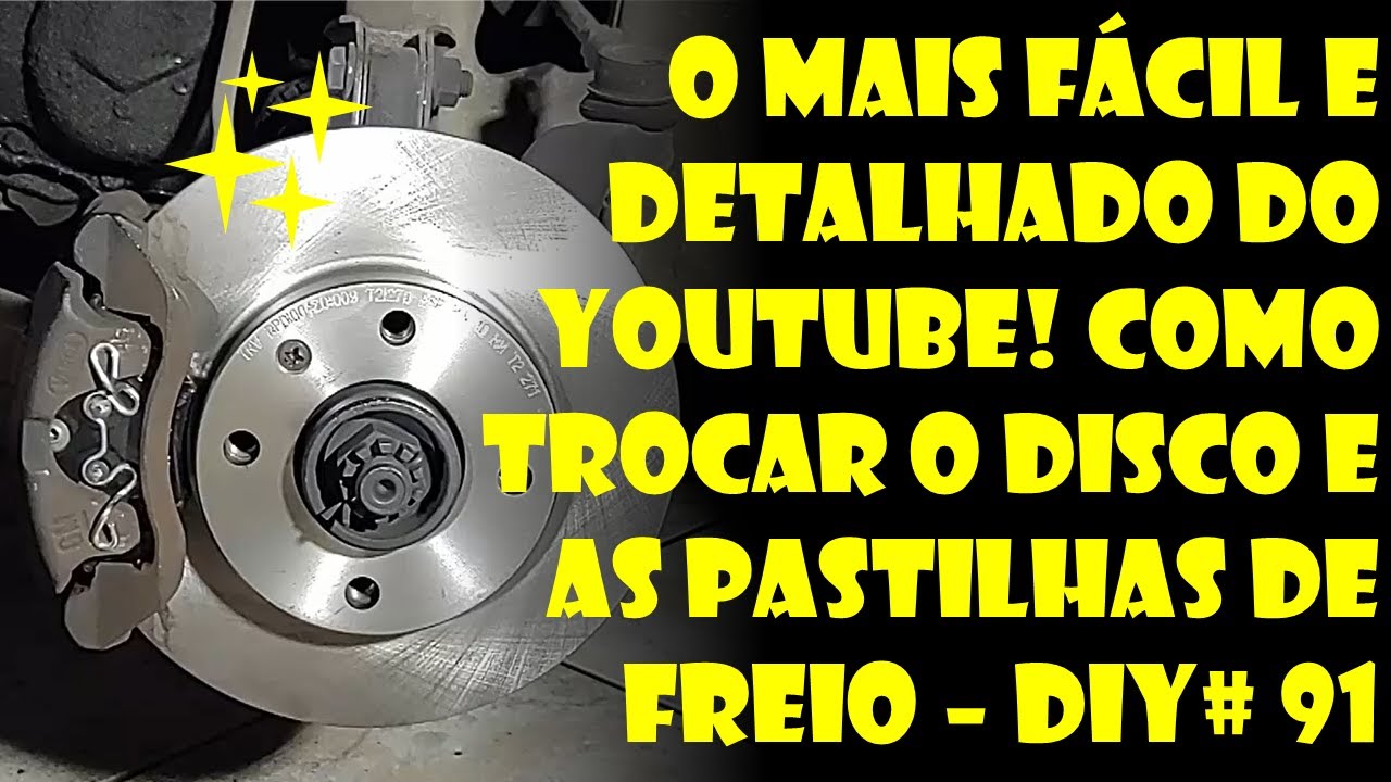 O MAIS FÁCIL E DETALHADO DO YOUTUBE! Como Trocar o Disco e as Pastilhas de Freio | Dr.Corsa
