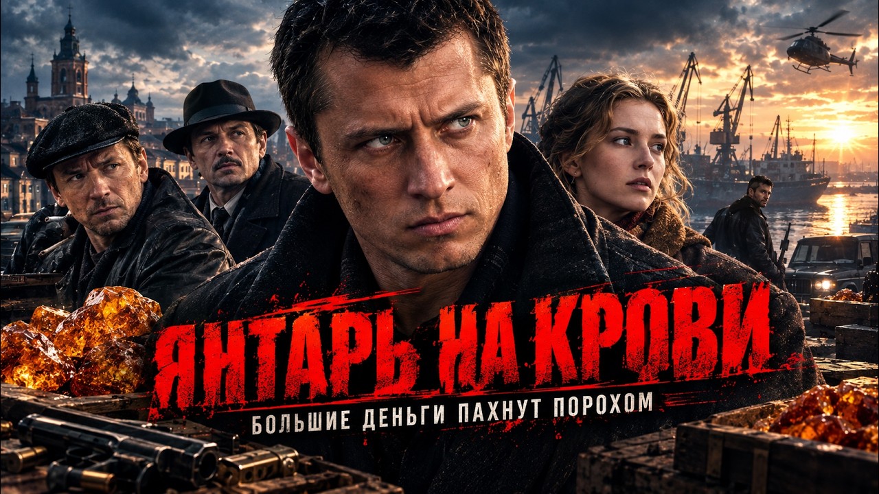 Янтарь на крови &mdash; миллионы, бандиты и предательство. В 90-е за богатство платили жизнью. Боевик.