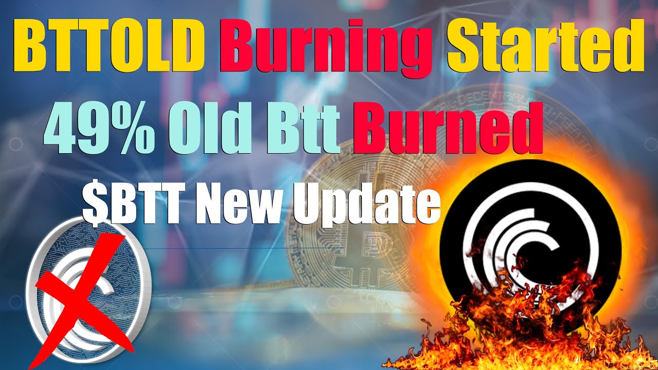 BitTorrent Old Burning Started | 49% of BTTOLD Burned | BTT New going to the Moon