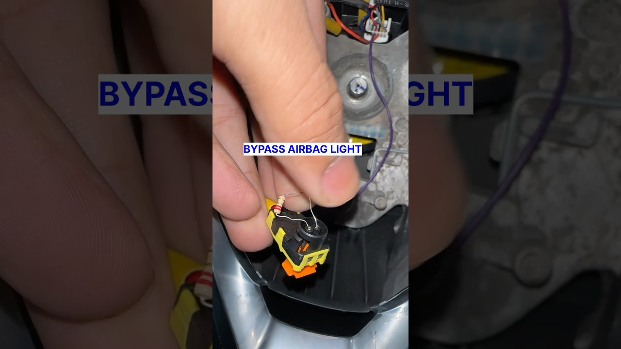 How to bypass Airbags light #bypass #airbag #light