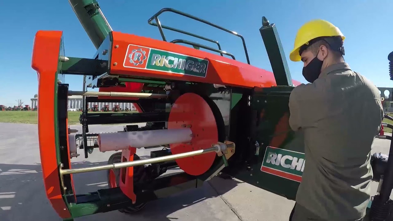 ER910 Plus Extractoras de granos con bobinador y eyector