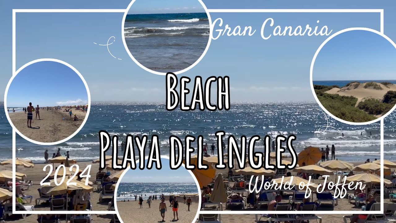 Playa del Ingles Beach - Maspalomas - Gran Canaria - 4K
