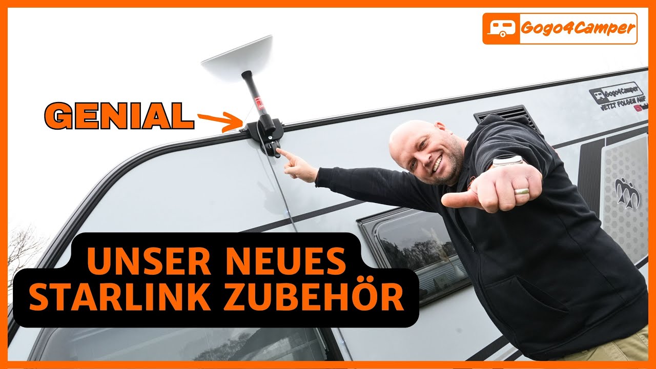 Unser Starlink Zubehör für Wohnwagen und Wohnmobil [Halterung, Dachmontage, Tasche]