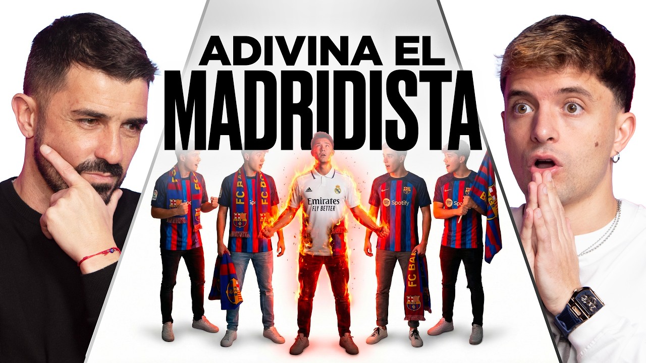 ADIVINA EL FAN SECRETO DEL REAL MADRID CON DAVID VILLA