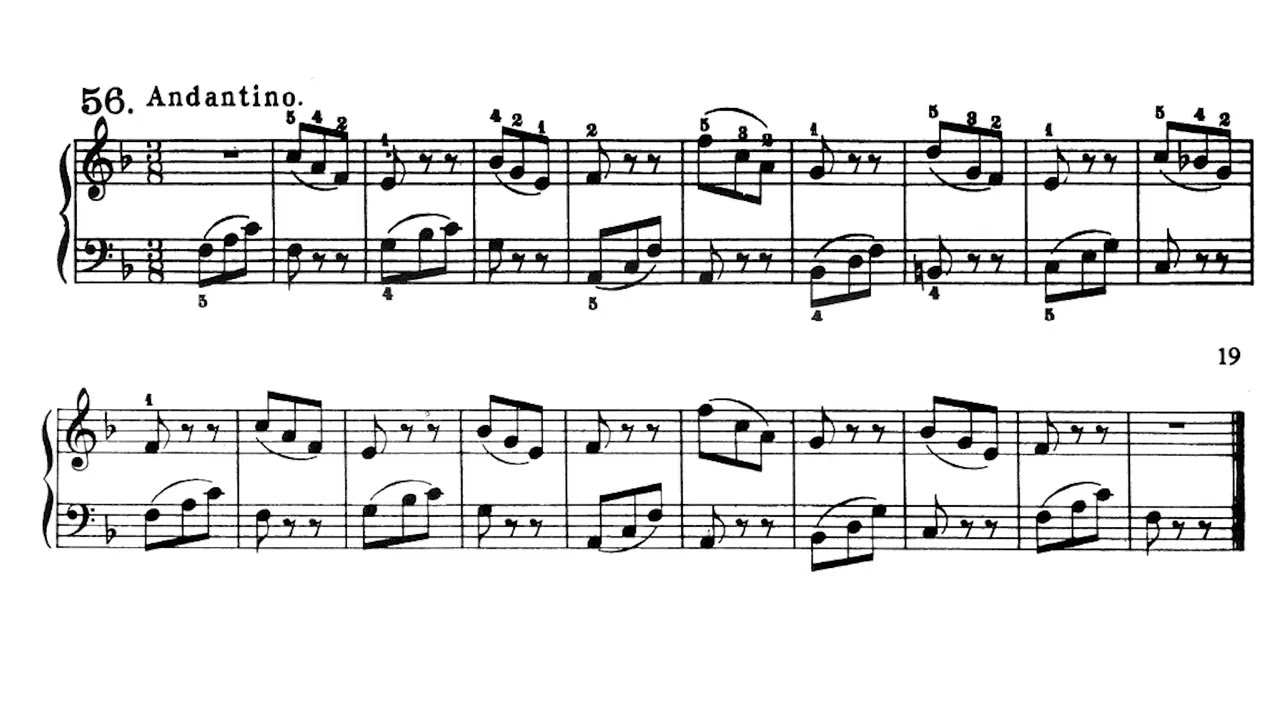 Cornelius Gurlitt - Op 82 - No. 51 - 60