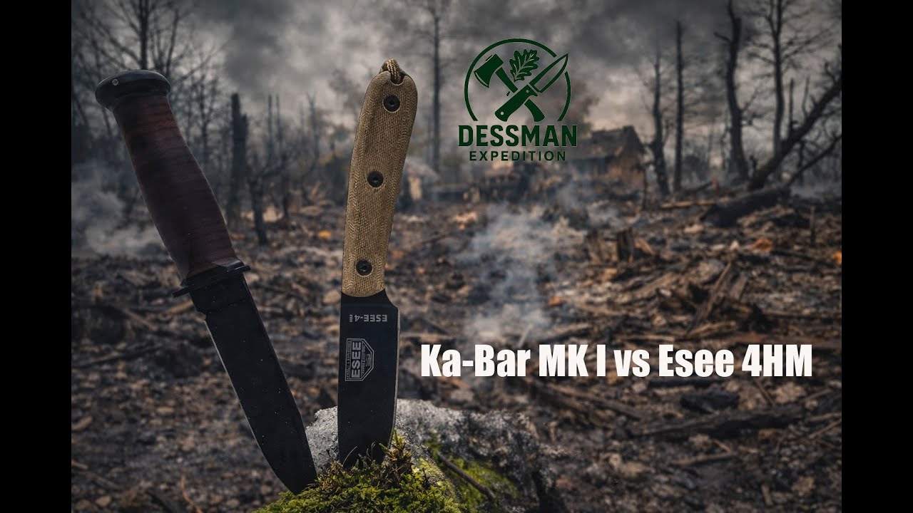 Ka-Bar MK I vs Esee 4HM