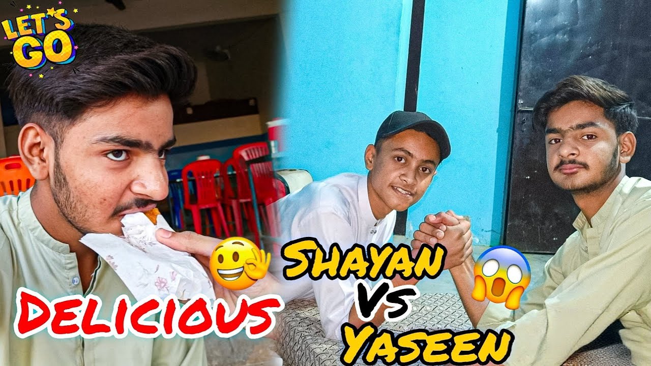 Today ate delicious roll. 😘and today we arm wrestling😱. Watch and enjoy 😊🤓