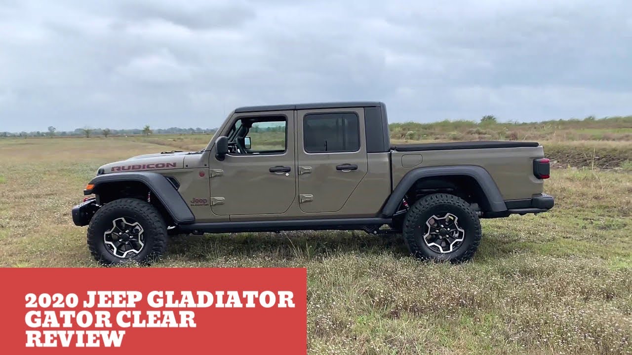 Первый быстрый обзор Gator Clear 2020 Jeep Gladiator Rubicon