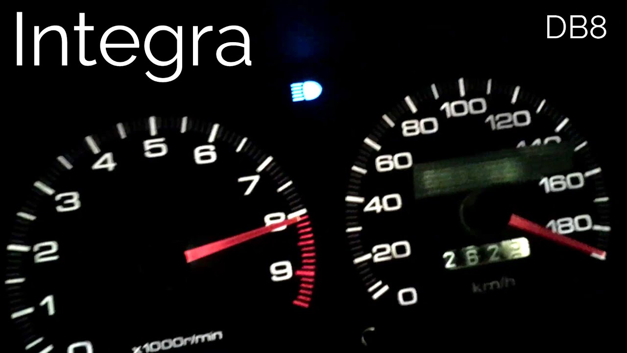 (DB8) HONDA Integra. acceleration test,cruise engine RPM,up to max speed. 1800cc vtec