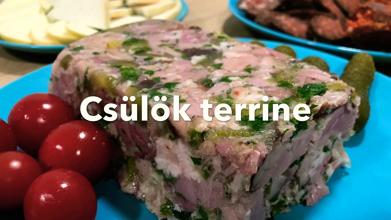 Csülök terrine