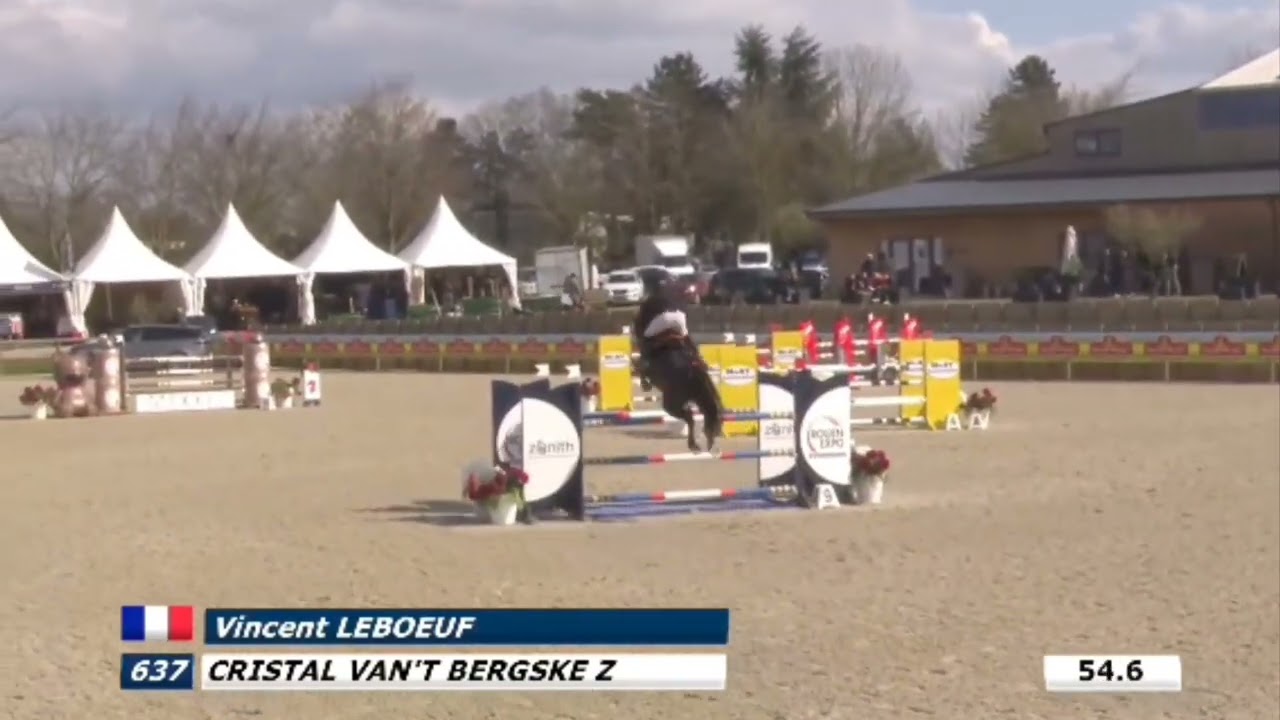 Cristal van 't Bergske Z en Vincent Leboeuf  CSIYH1* 7y 135